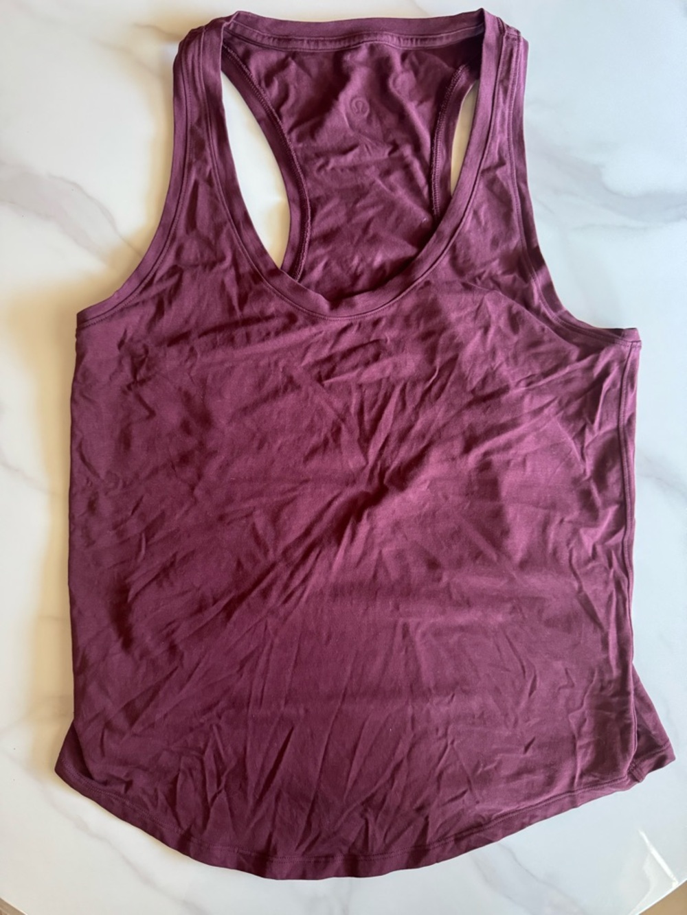 Lululemon Take Off Stretch Tank Size 8 10 M L Racerback Athleisure Workout Top